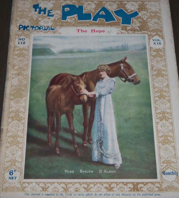 PLAY PICTORIAL magazine side cover Issue 112   1911