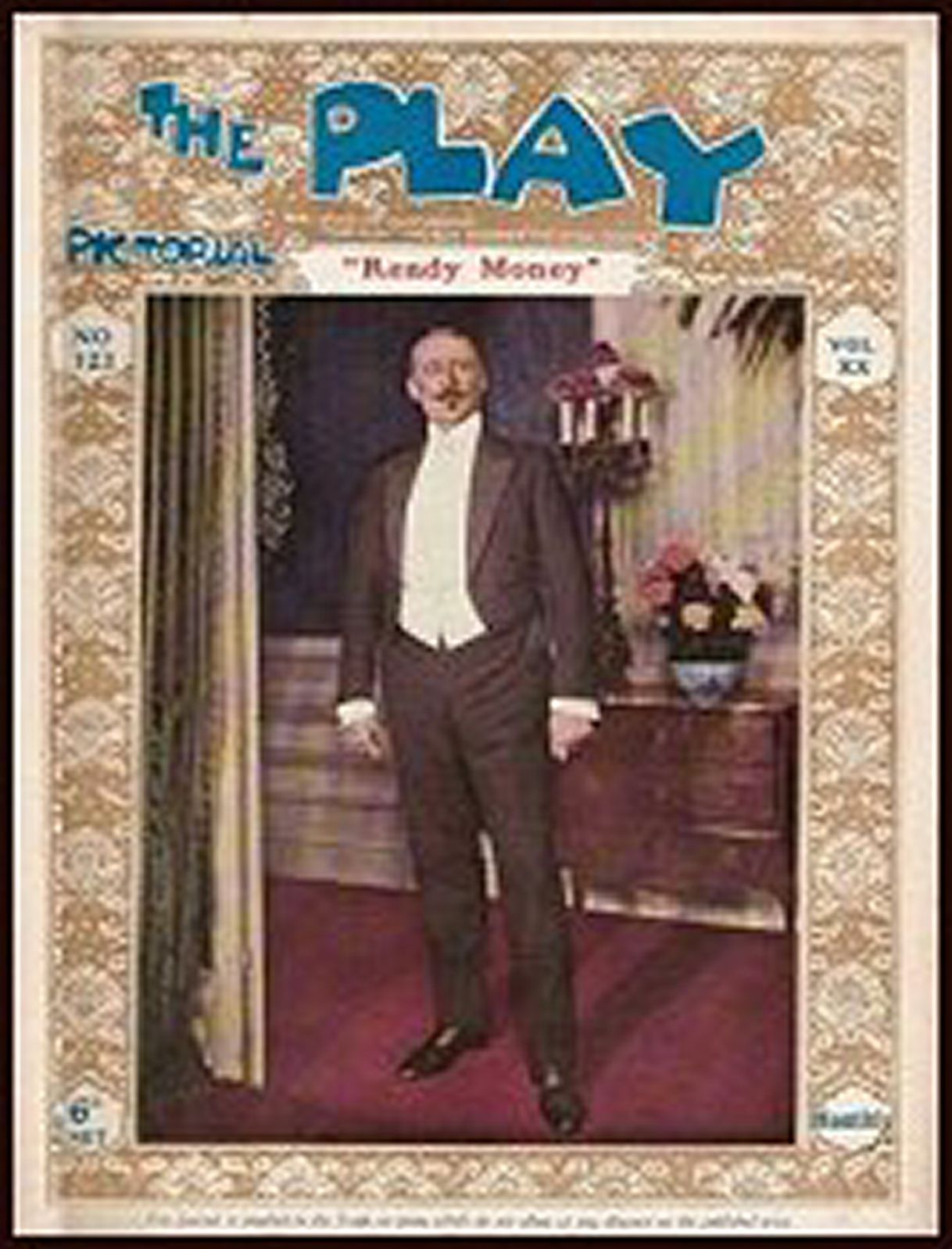 PLAY PICTORIAL magazine side cover Issue 123 12 August 1912
