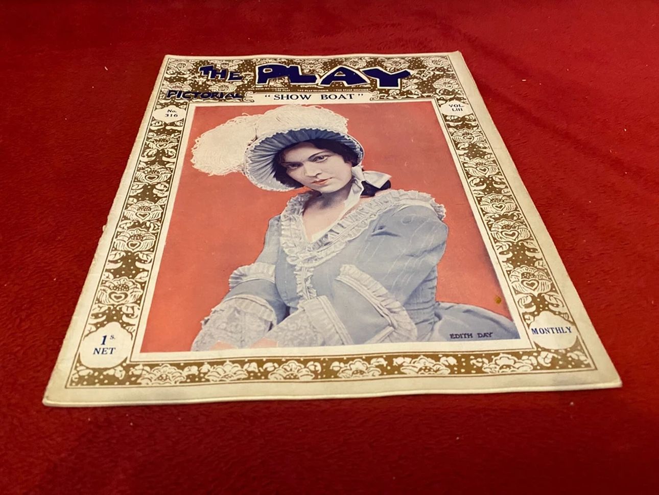 PLAY PICTORIAL magazine side cover Issue 316   1928