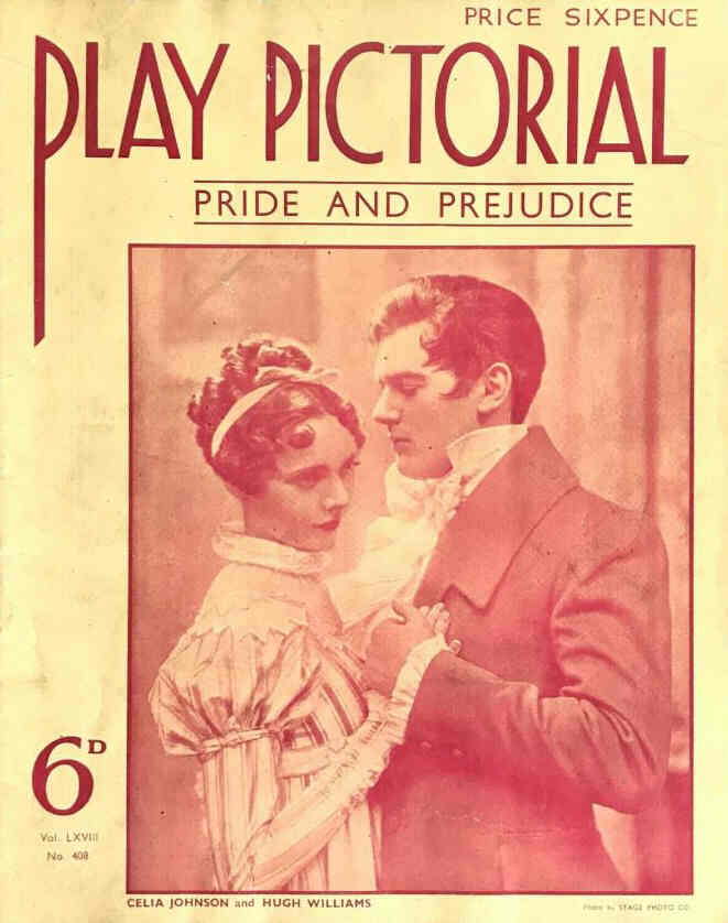 PLAY PICTORIAL magazine side cover Issue 408  February 1936