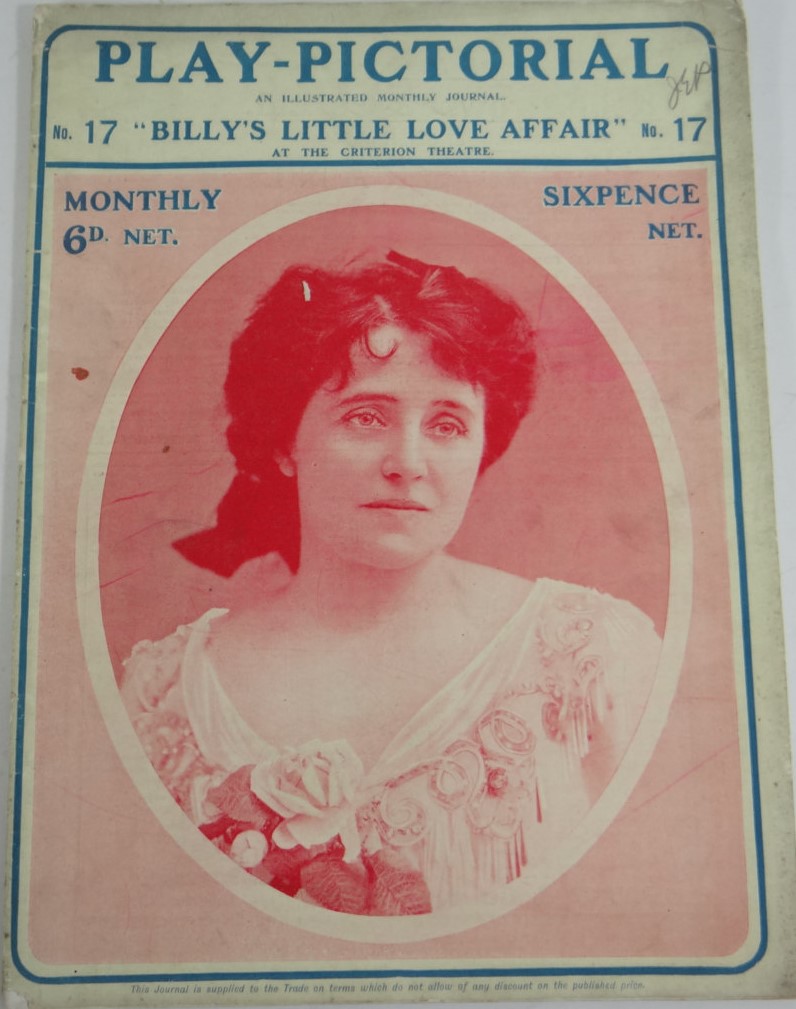 PLAY PICTORIAL magazine side cover Issue 17   1905
