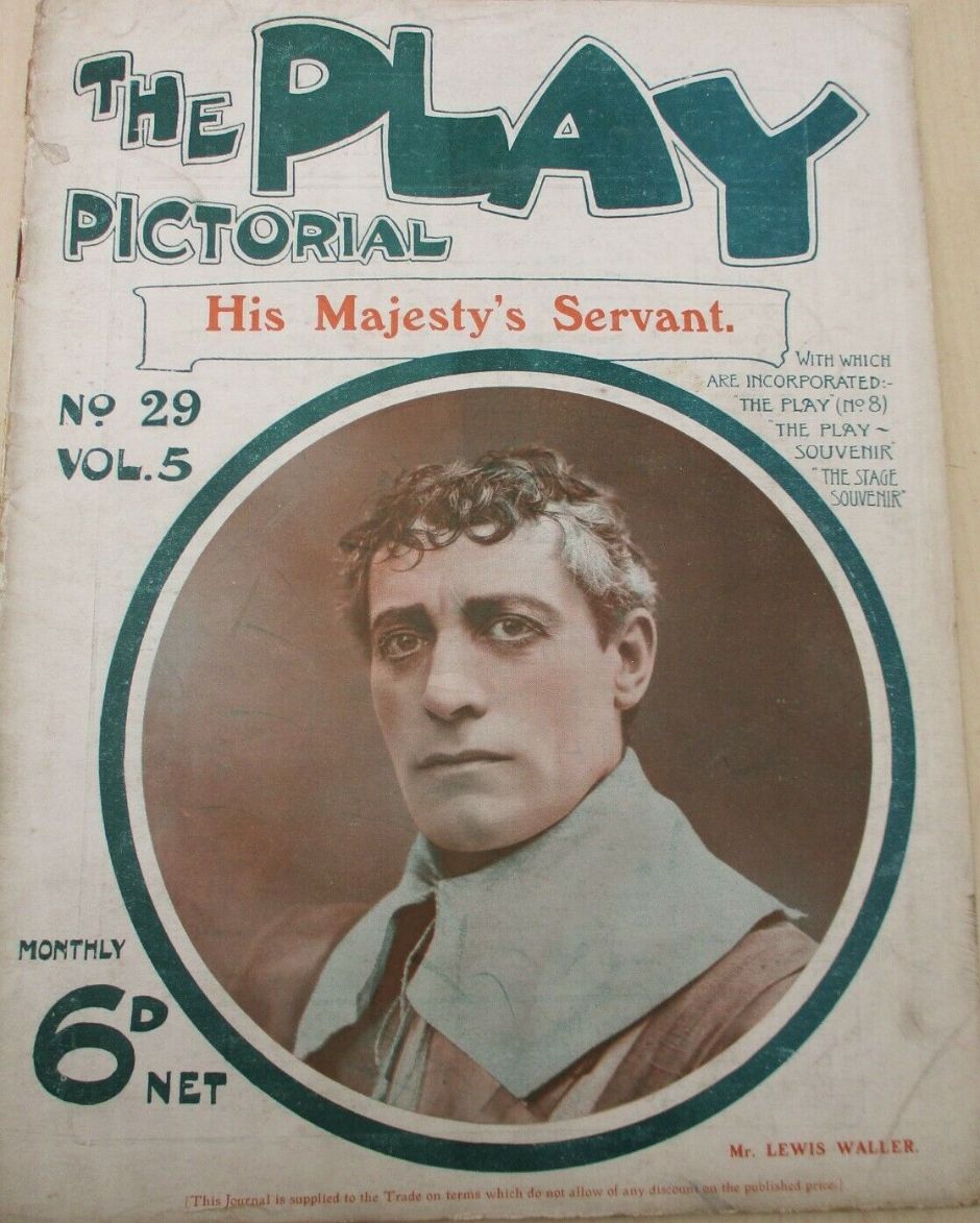 PLAY PICTORIAL magazine side cover Issue 29  Vol 5   1905