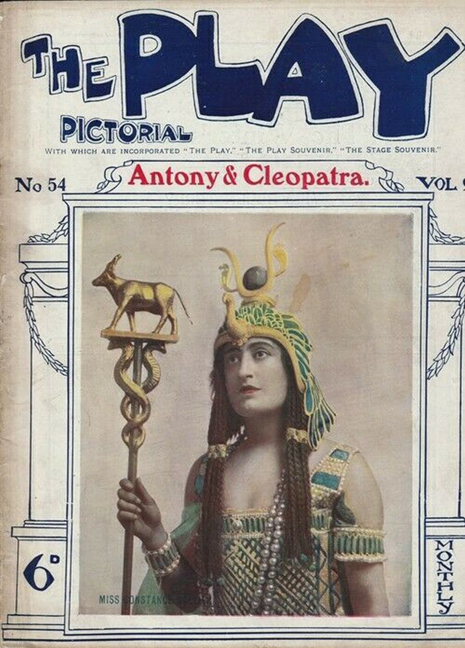 PLAY PICTORIAL magazine side cover Issue 54   1907