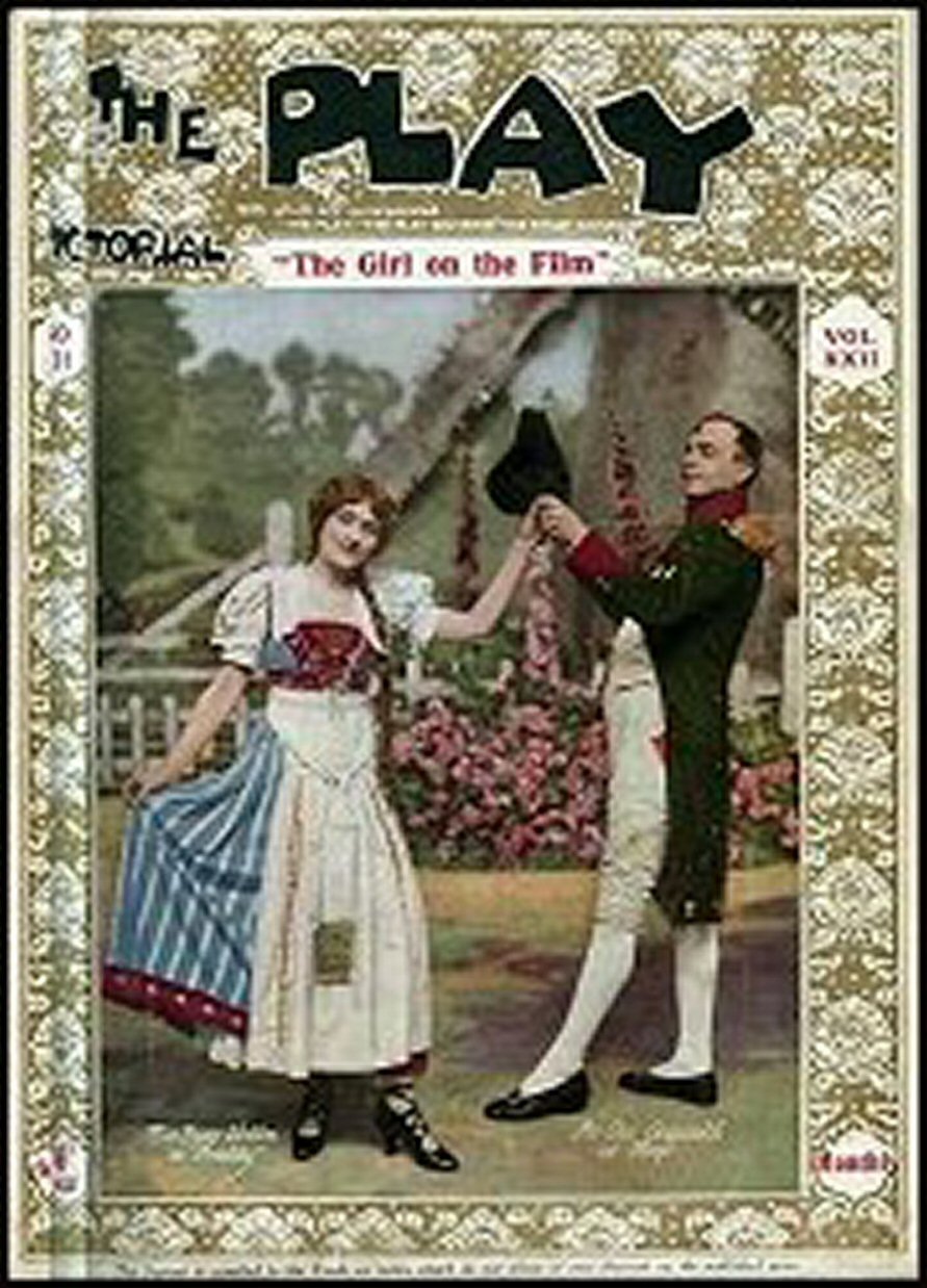 PLAY PICTORIAL magazine side cover Issue 131 5 April 1913