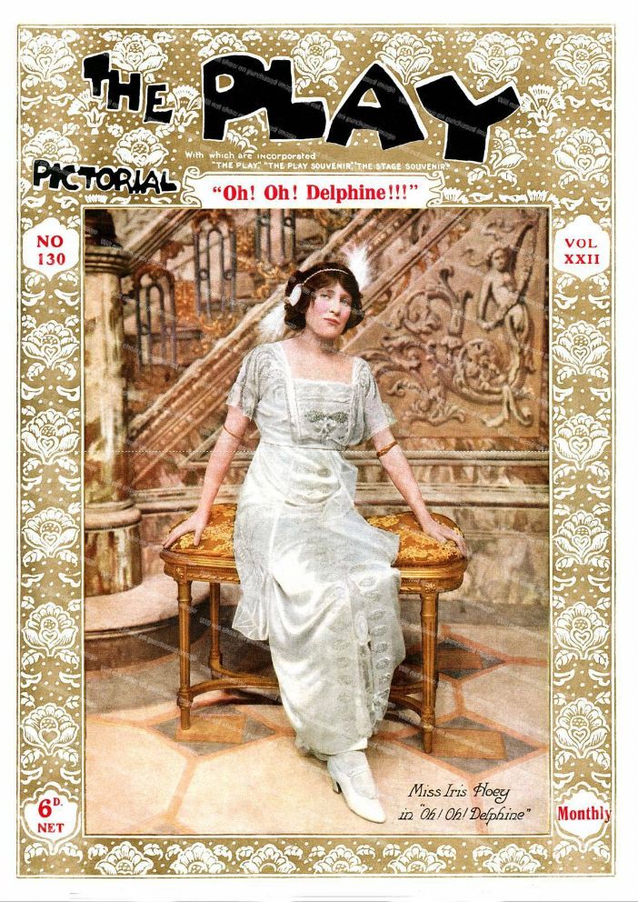 PLAY PICTORIAL magazine side cover Issue 130  Vol 22  May 1913