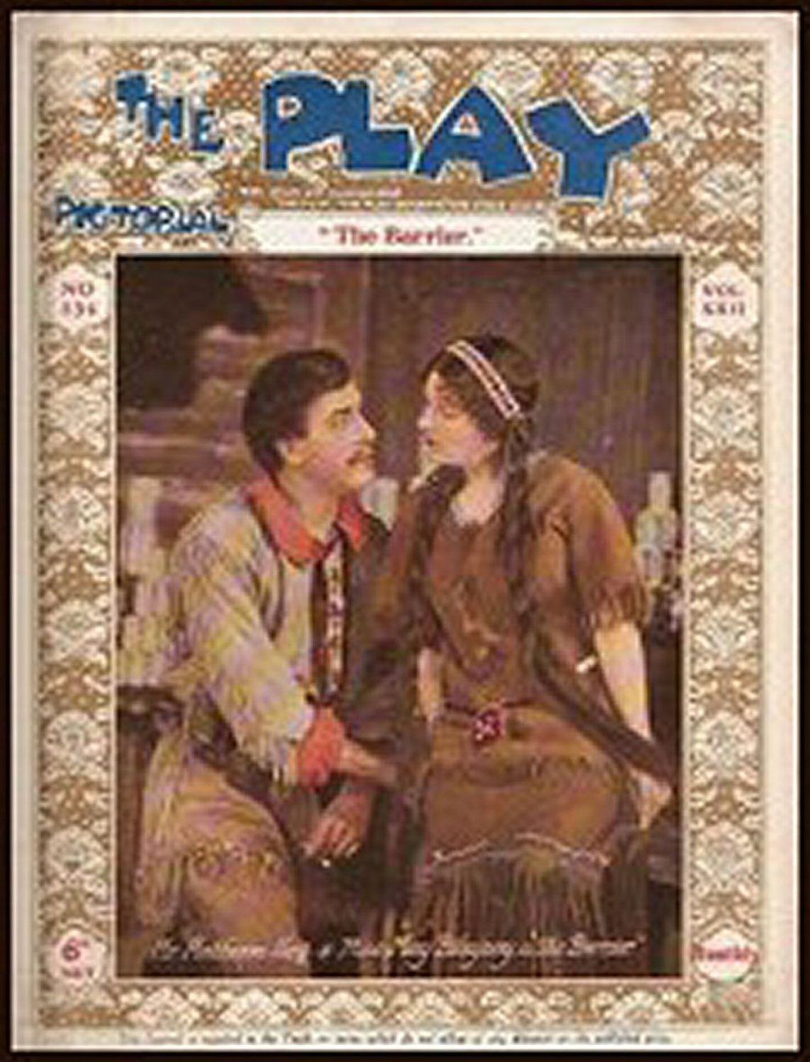 PLAY PICTORIAL magazine side cover Issue 134 17 July 1913