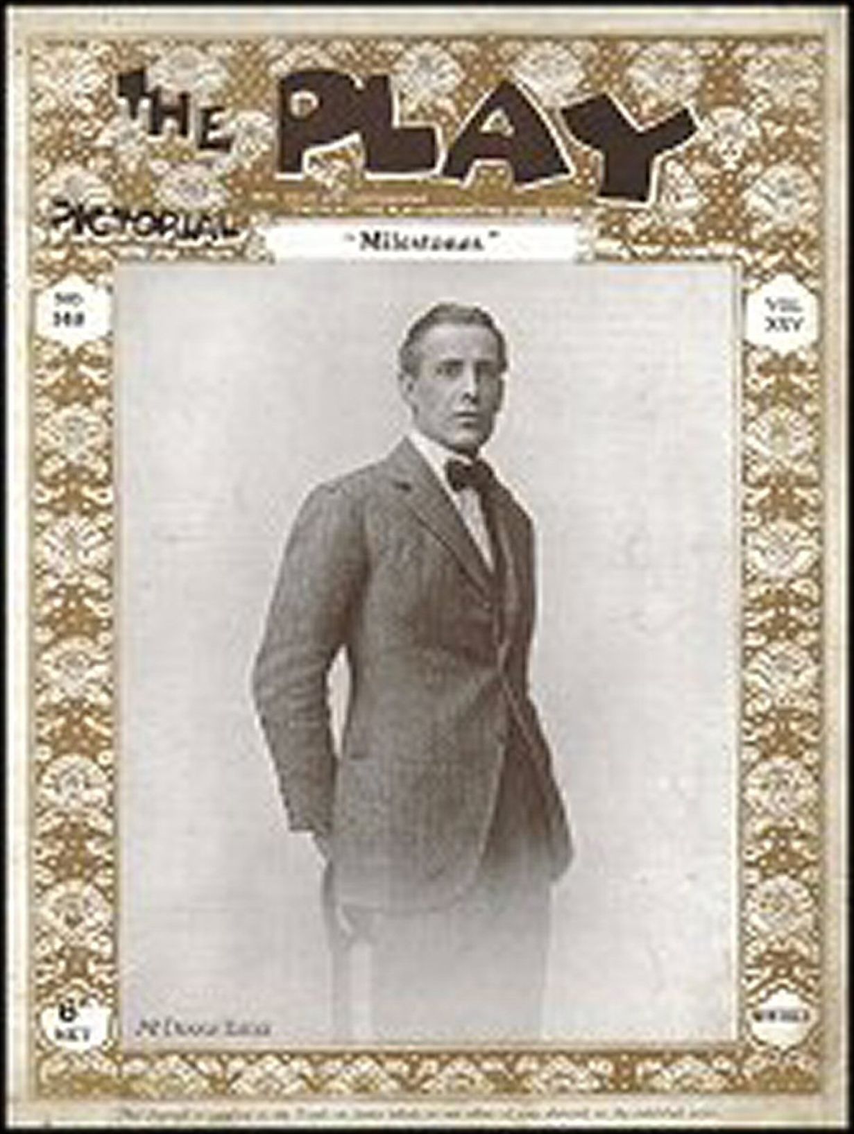 PLAY PICTORIAL magazine side cover Issue 149 31 October 1914