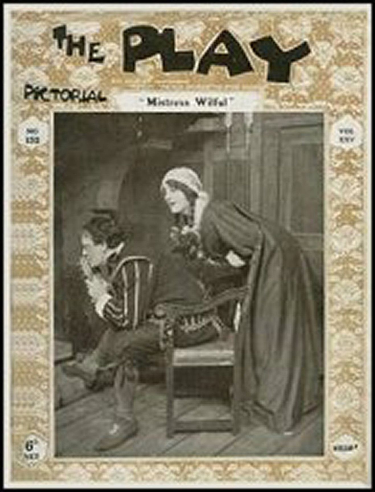PLAY PICTORIAL magazine side cover Issue 152 2 January 1915
