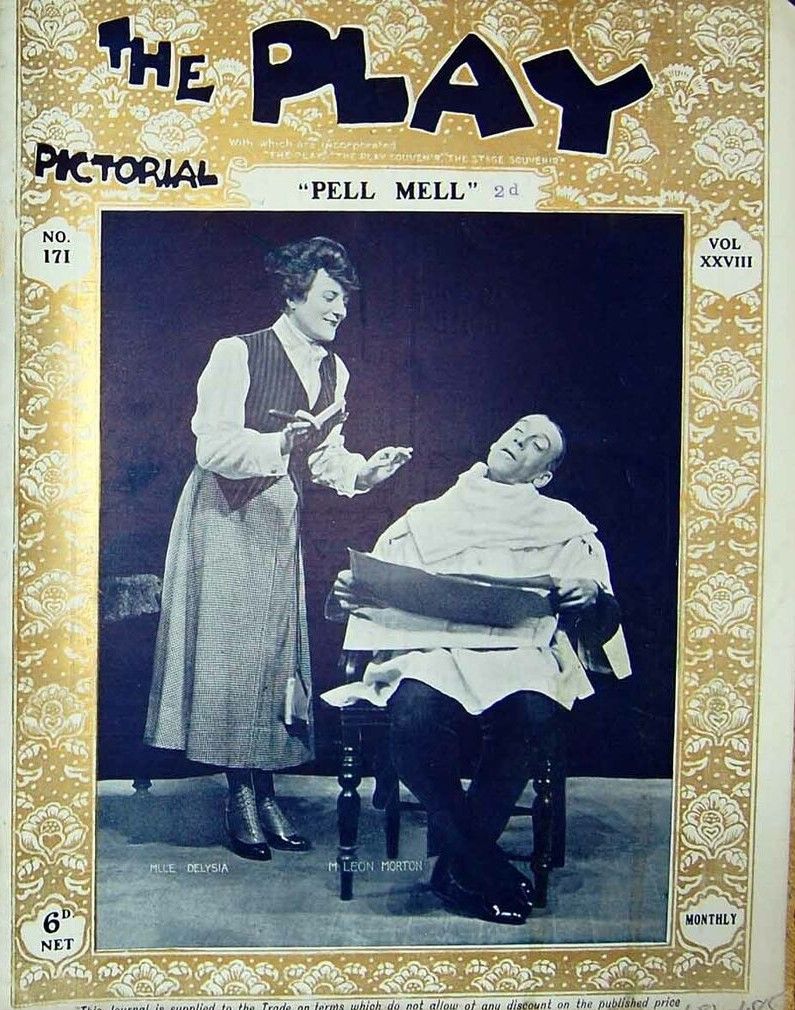 PLAY PICTORIAL magazine side cover Issue 171   1917