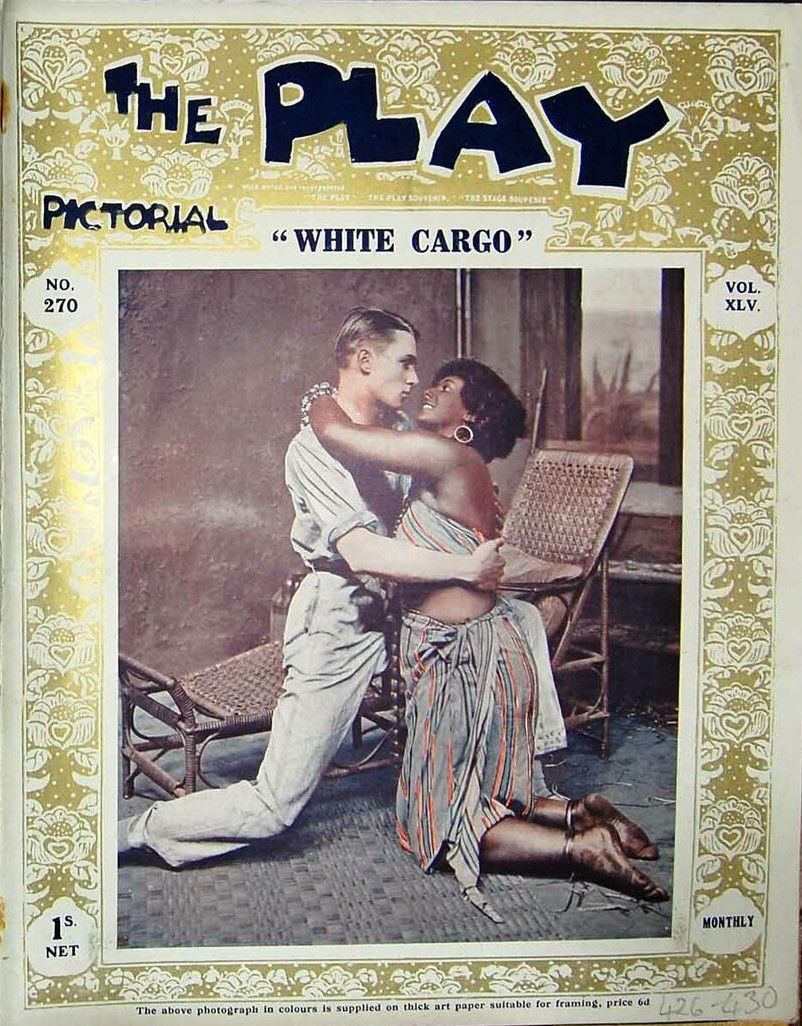 PLAY PICTORIAL magazine side cover Issue 270   1924