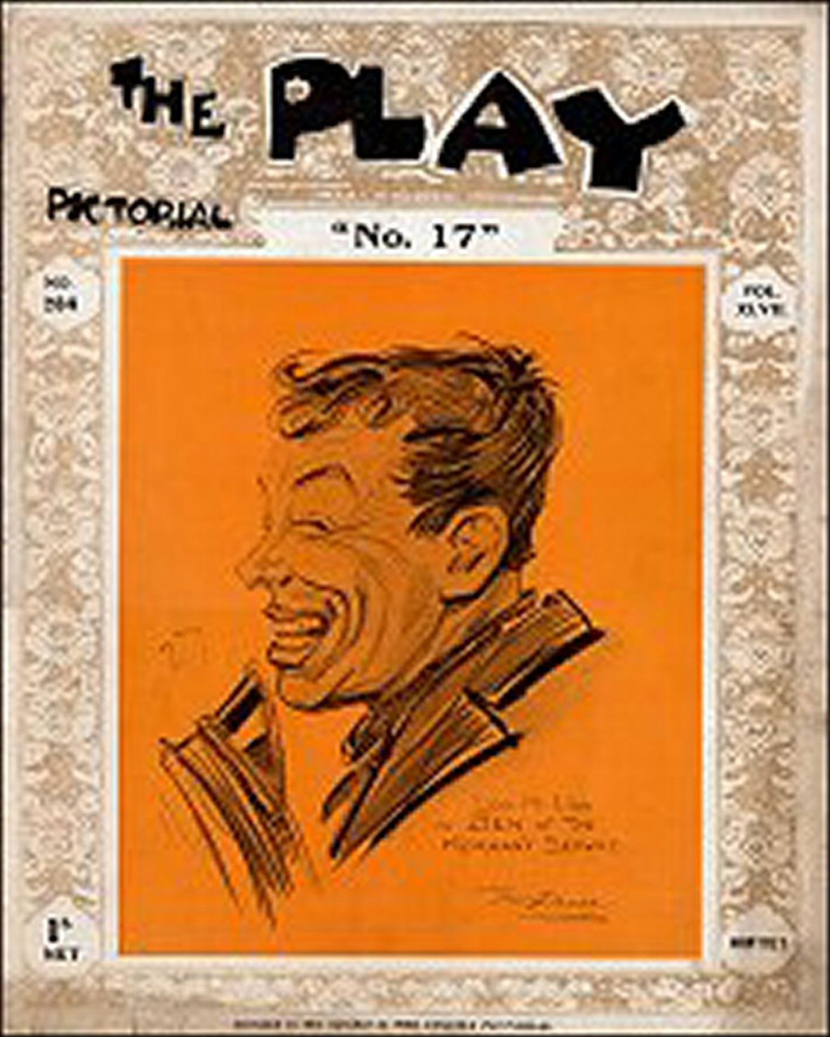 PLAY PICTORIAL magazine side cover Issue 284   1925