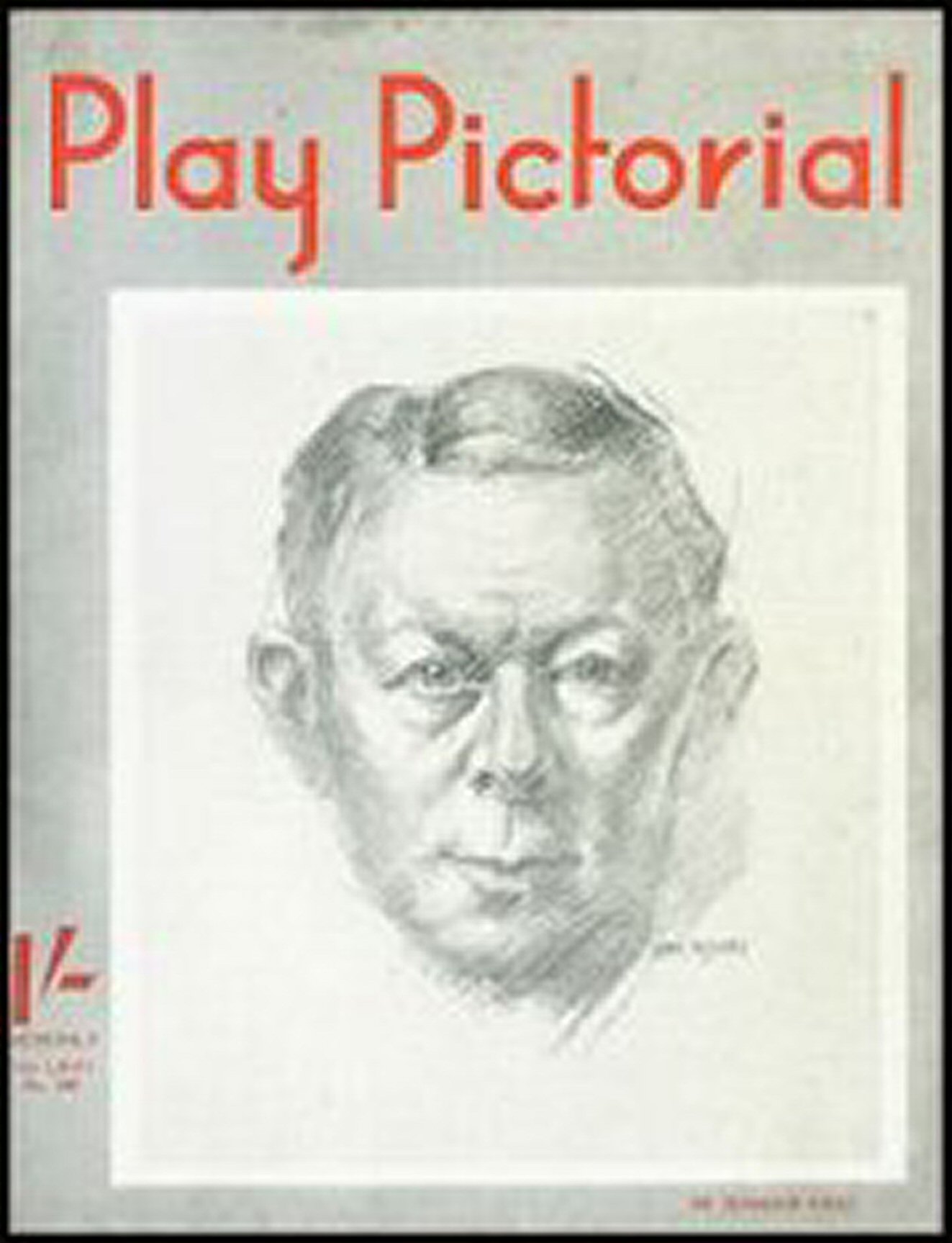 PLAY PICTORIAL magazine side cover Issue 399  July 1935