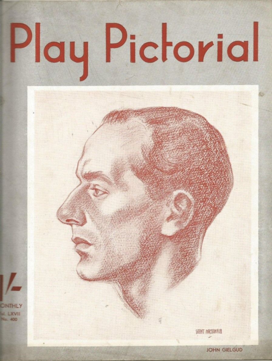 PLAY PICTORIAL magazine side cover Issue 400  August 1935