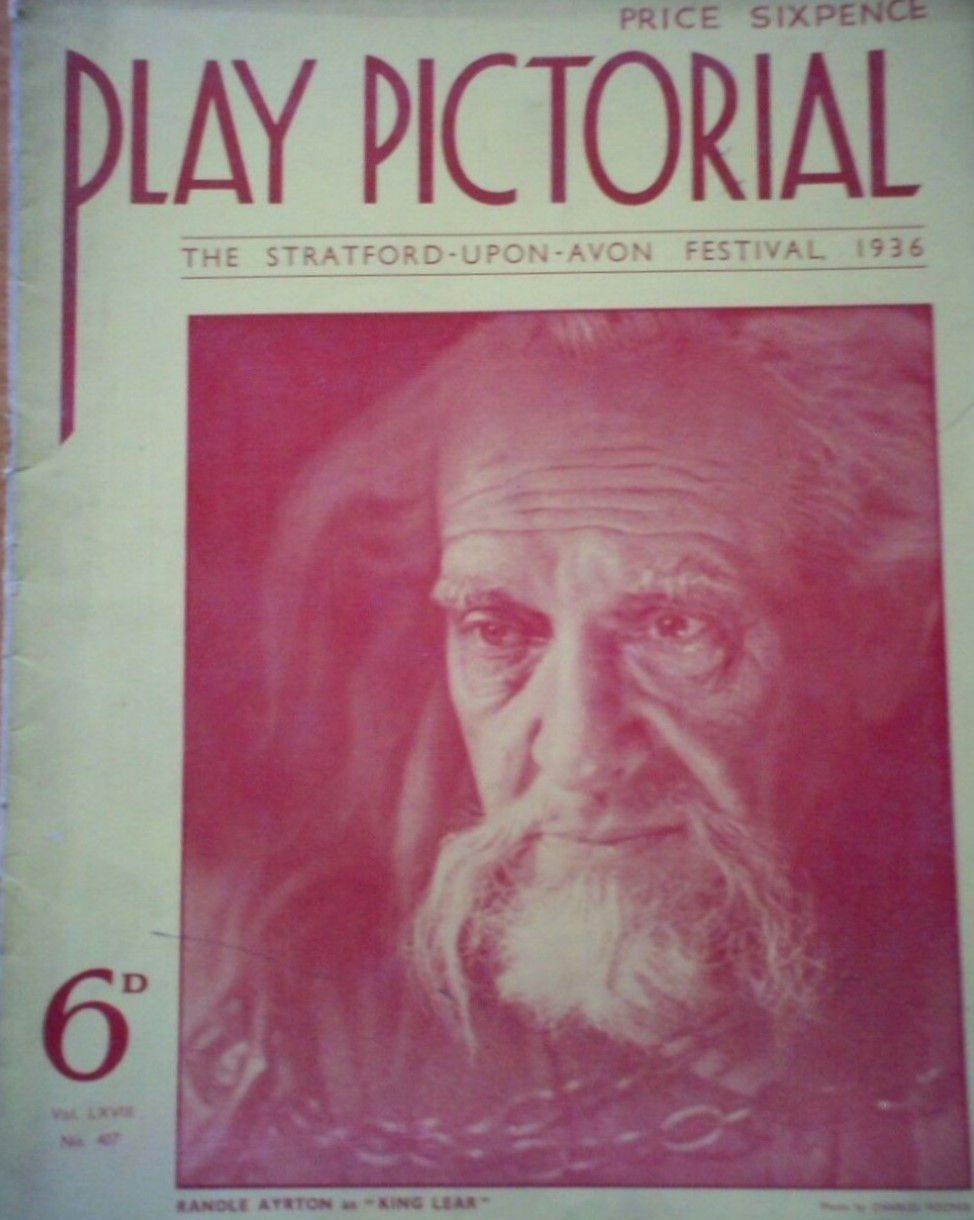 PLAY PICTORIAL magazine side cover Issue 407  January 1936