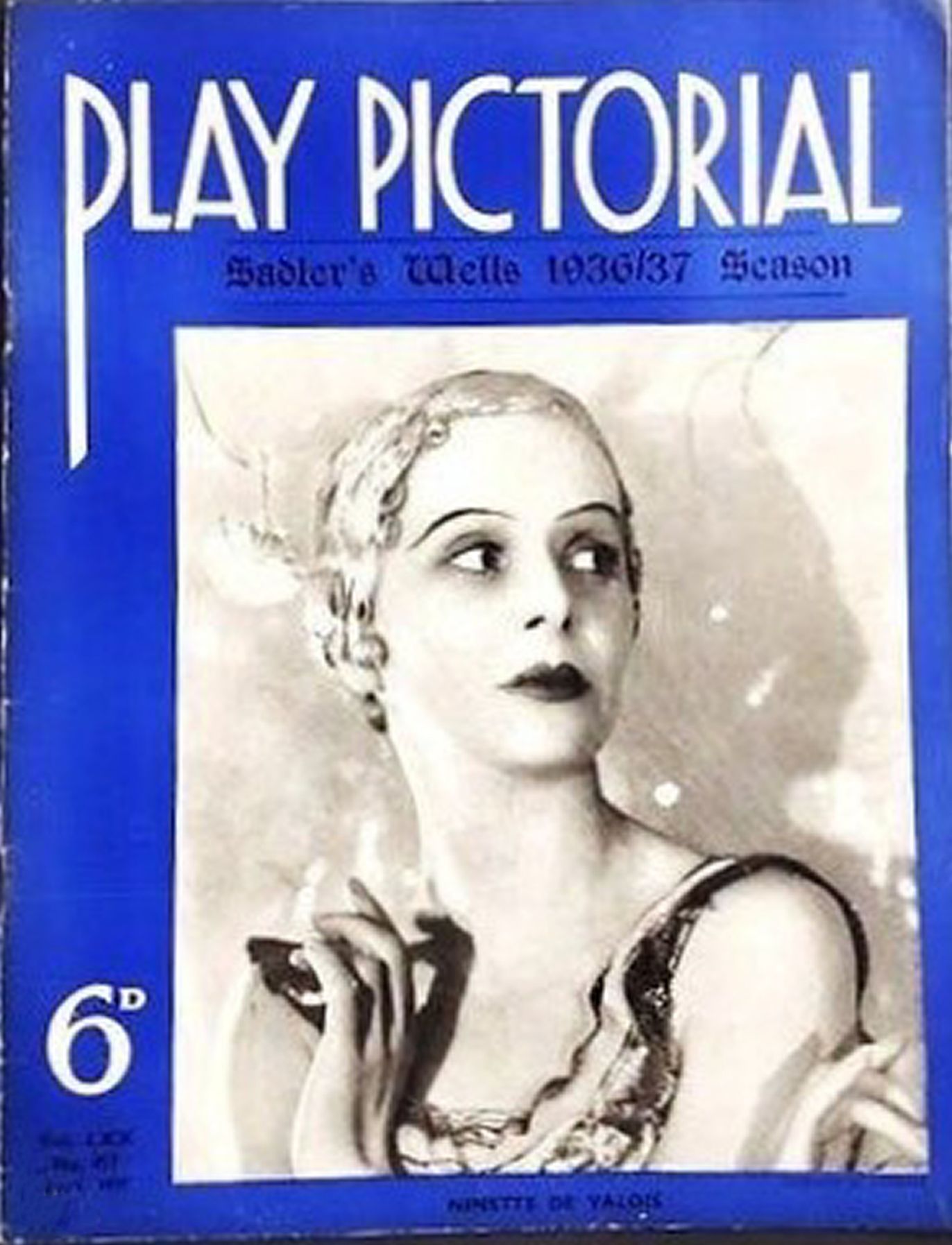 PLAY PICTORIAL magazine side cover Issue 417  April 1937