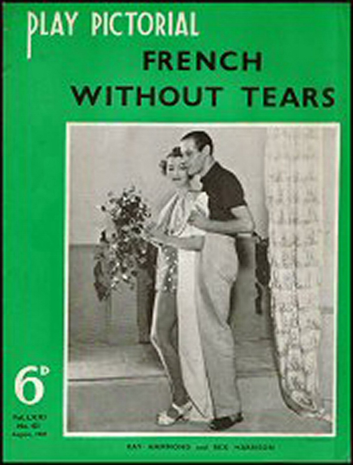 PLAY PICTORIAL magazine side cover Issue 421  August 1937