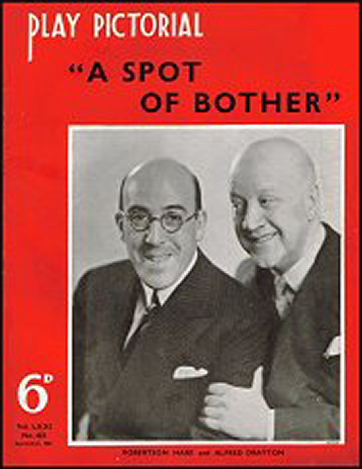 PLAY PICTORIAL magazine side cover Issue 422  September 1937