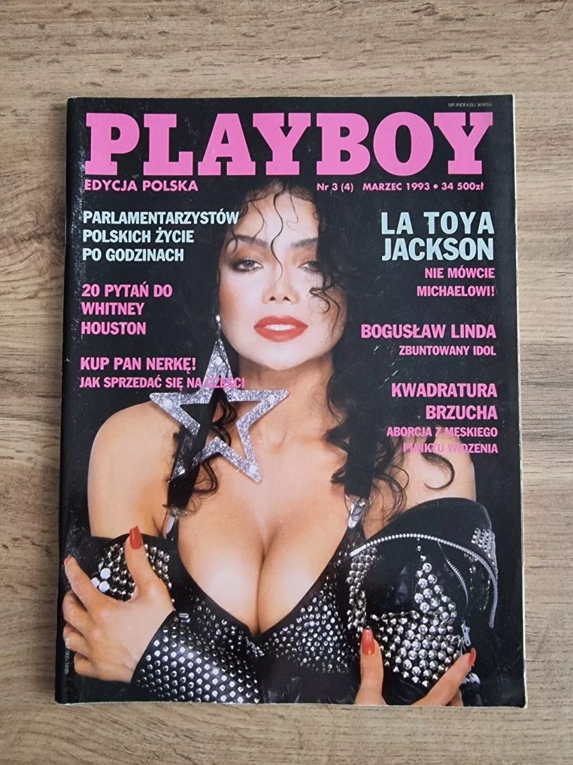 PLAYBOY POLAND magazine side cover  March 1993