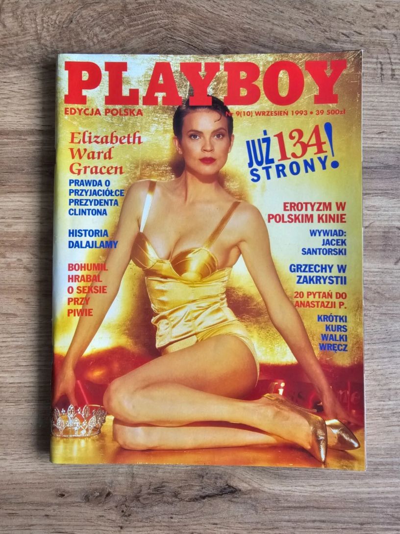 PLAYBOY POLAND magazine side cover  September 1993