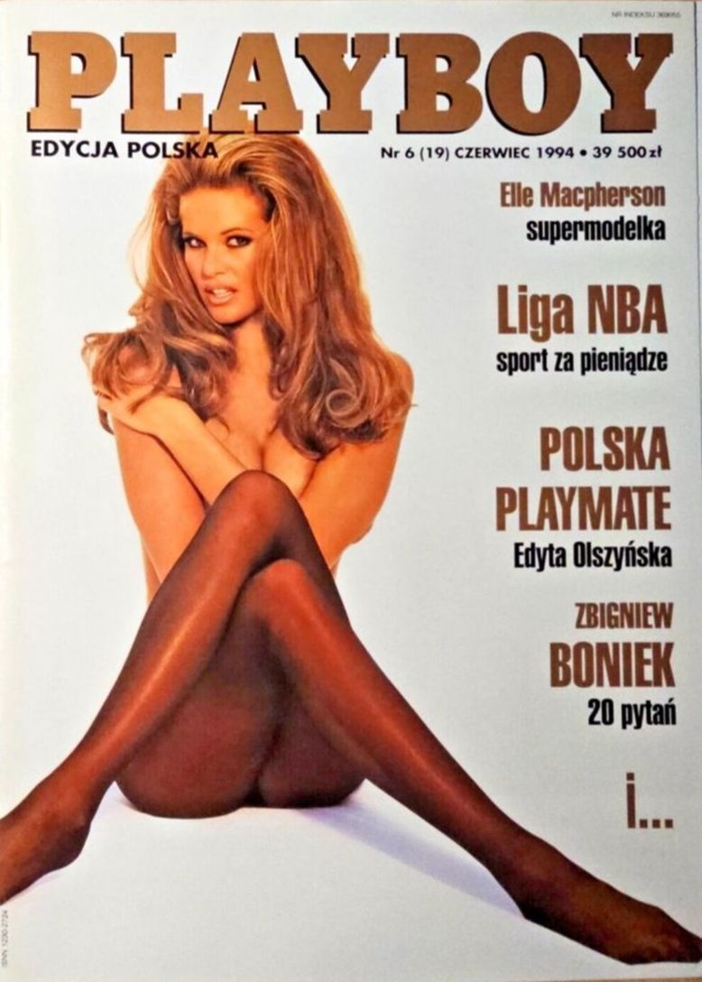 PLAYBOY POLAND magazine side cover  June 1994