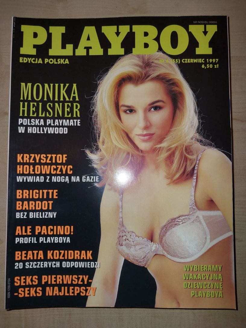 PLAYBOY POLAND magazine side cover  June 1997
