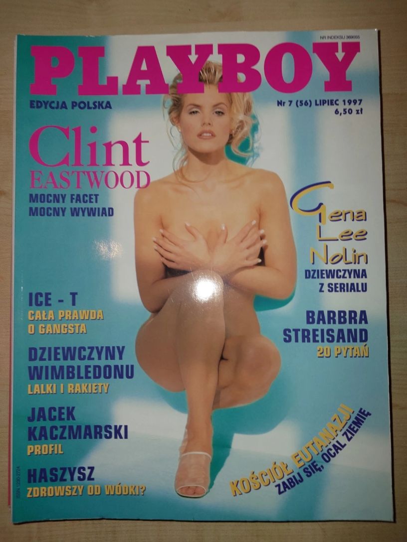 PLAYBOY POLAND magazine side cover  July 1997