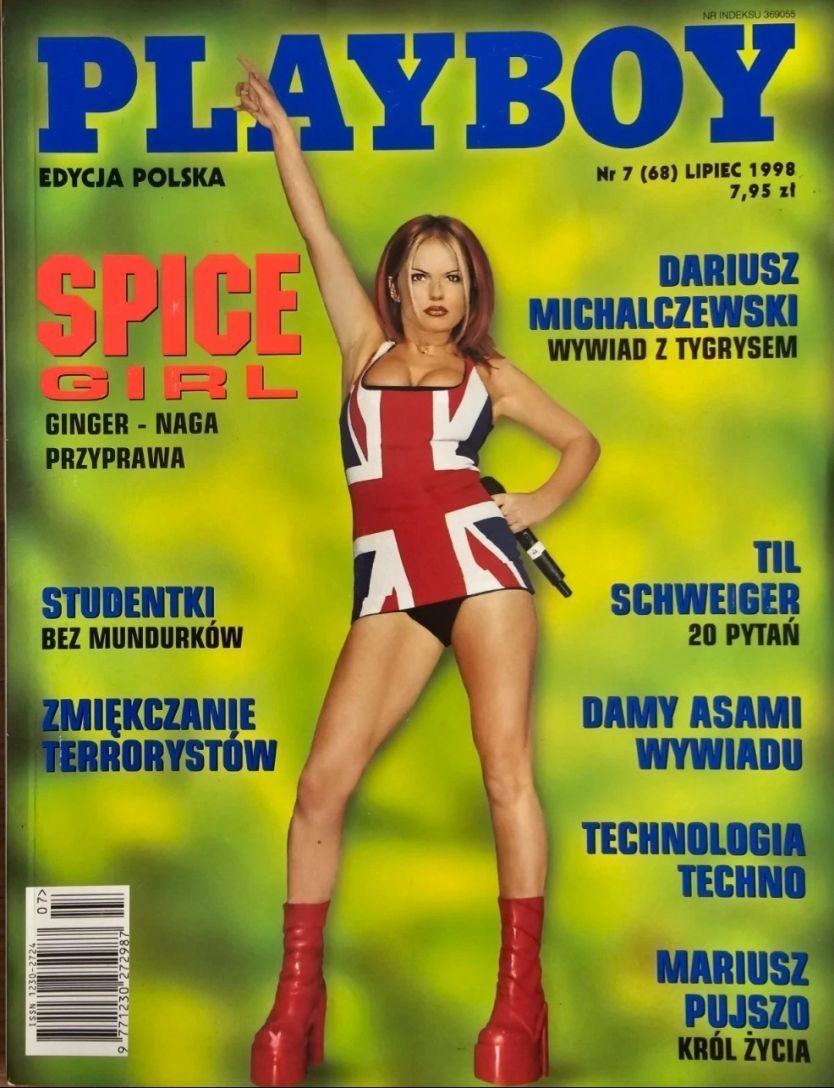 PLAYBOY POLAND magazine side cover  July 1998