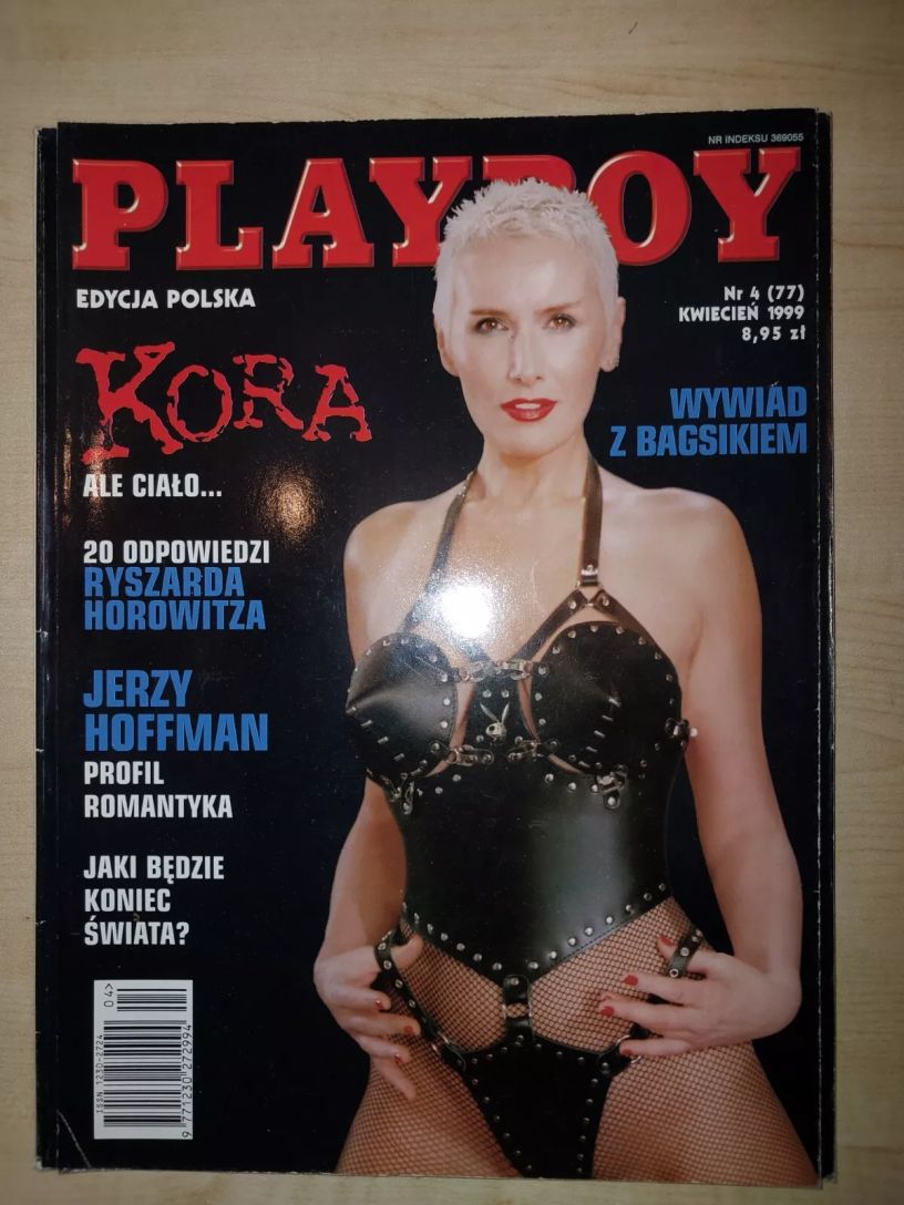 PLAYBOY POLAND magazine side cover  April 1999
