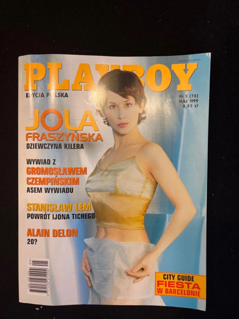 PLAYBOY POLAND magazine side cover  May 1999