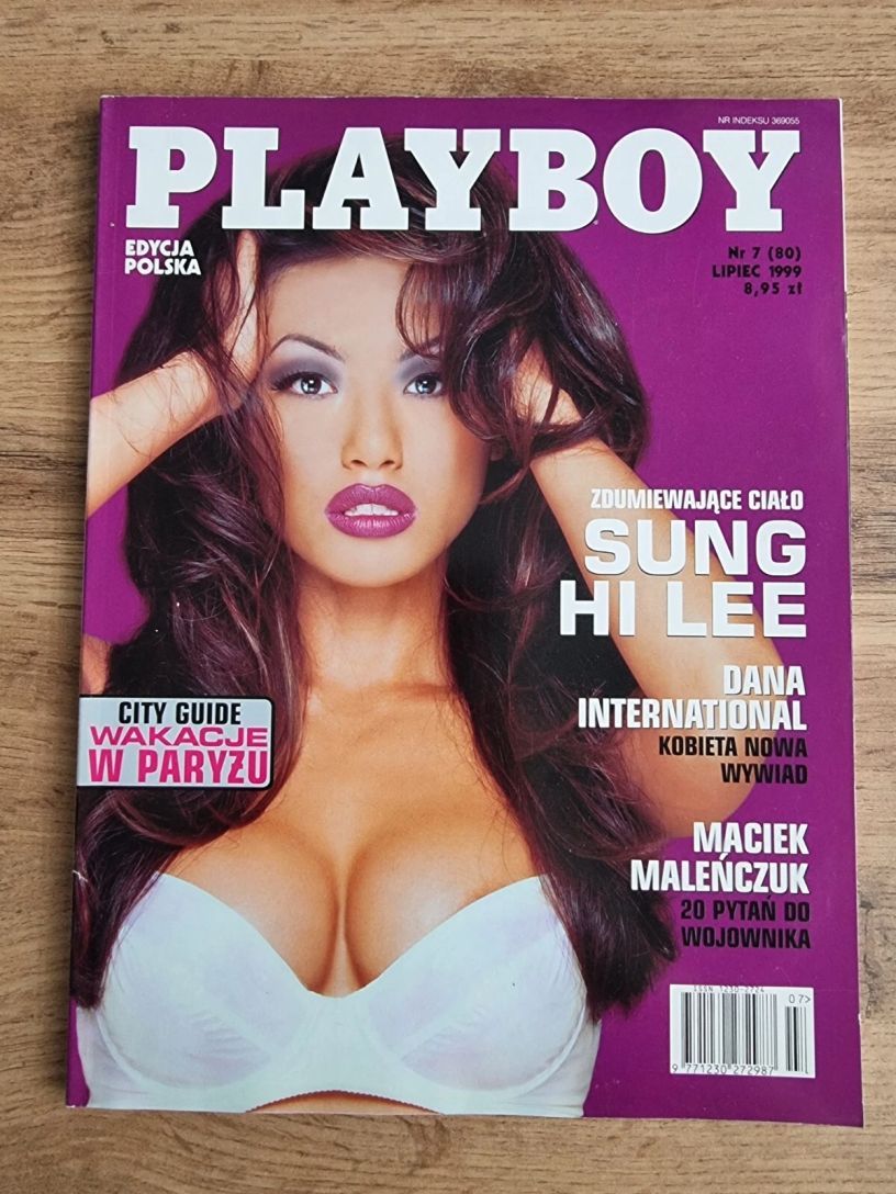 PLAYBOY POLAND magazine side cover  July 1999