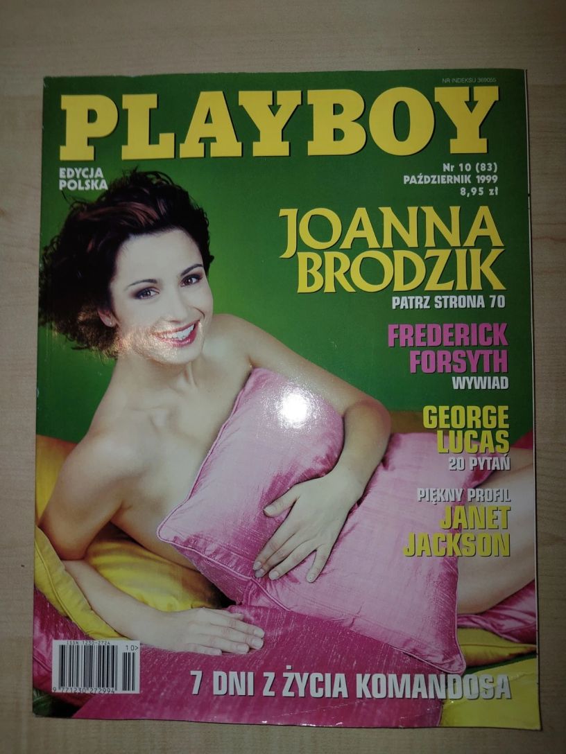 PLAYBOY POLAND magazine side cover  October 1999