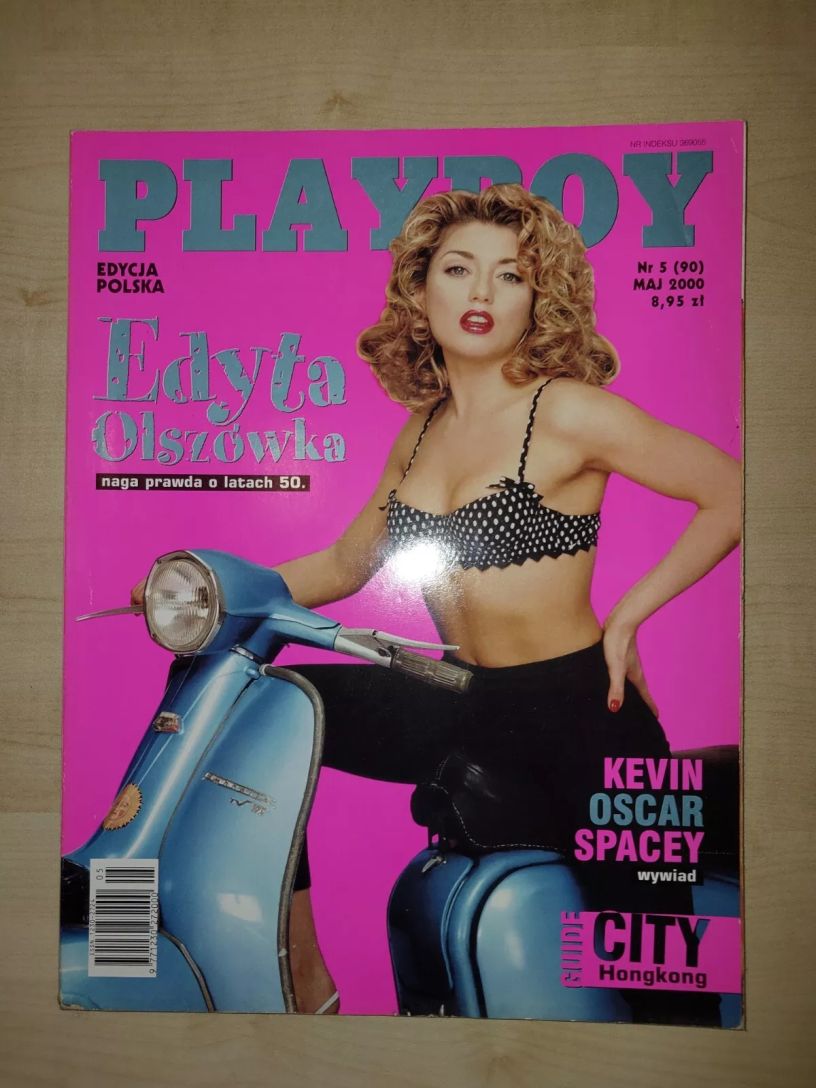 PLAYBOY POLAND magazine side cover  May 2000