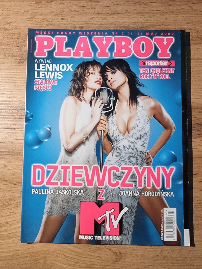 PLAYBOY POLAND magazine side cover  May 2002