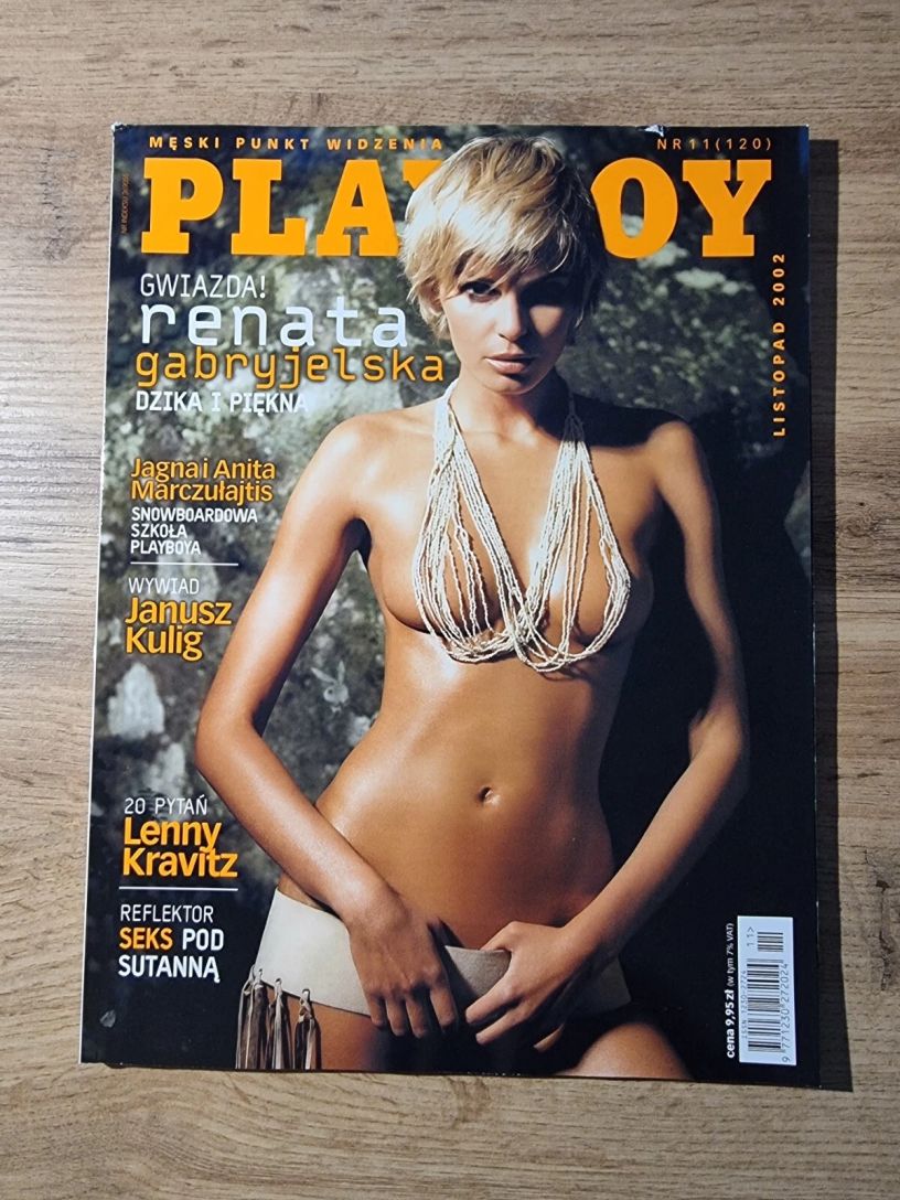 PLAYBOY POLAND magazine side cover  November 2002