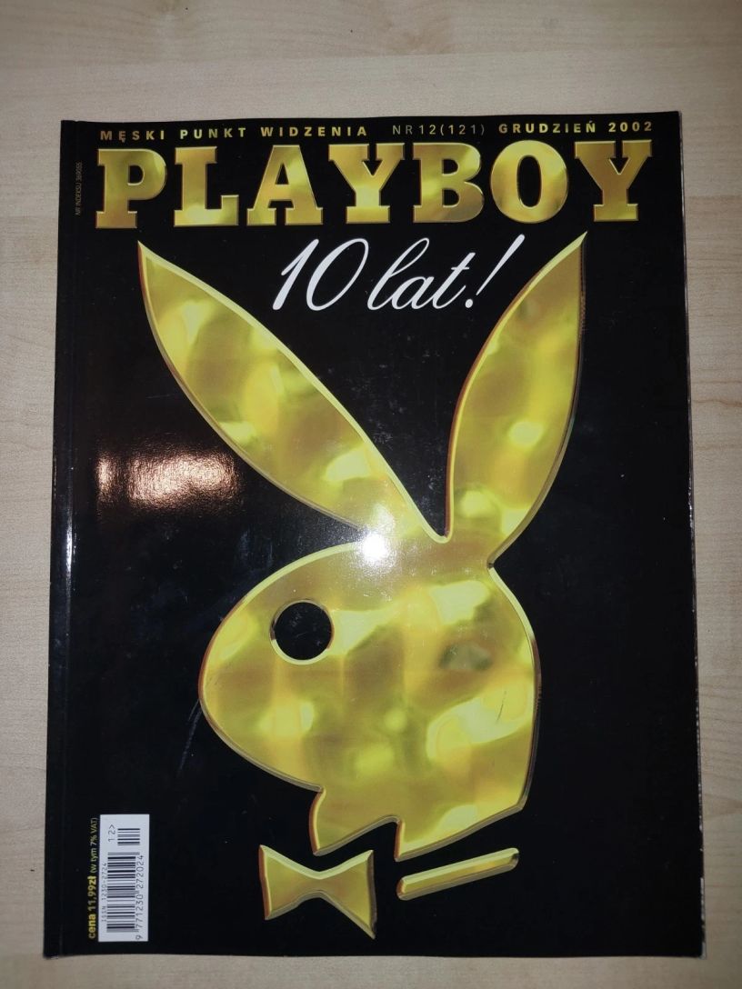 PLAYBOY POLAND magazine side cover  December 2002