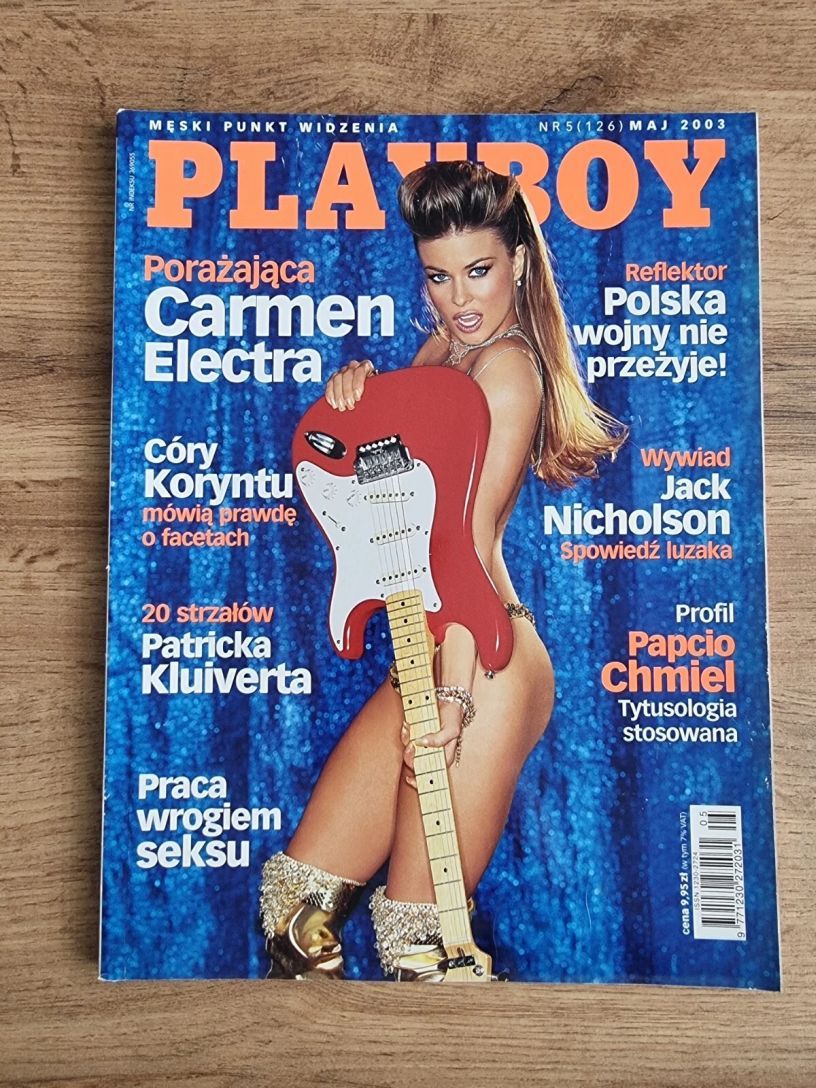 PLAYBOY POLAND magazine side cover  May 2003