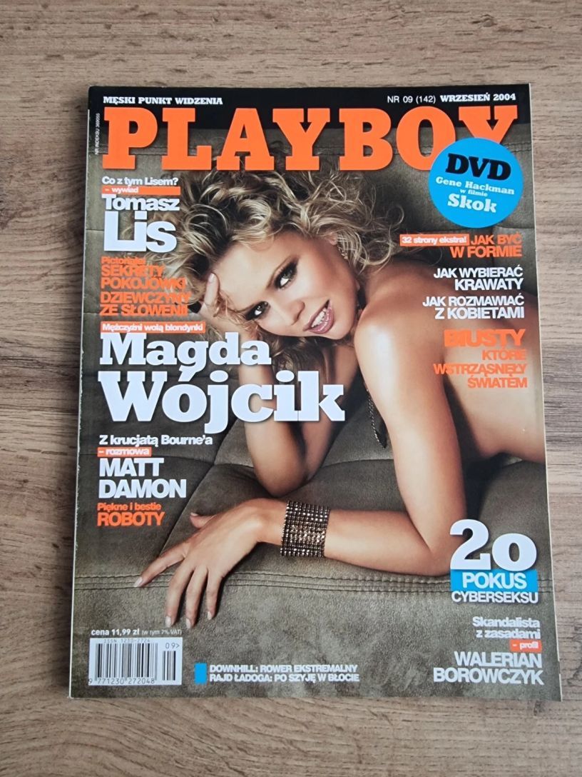 PLAYBOY POLAND magazine side cover  September 2004
