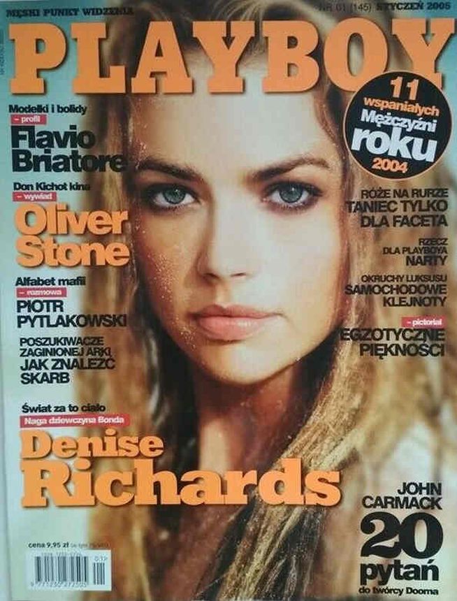 PLAYBOY POLAND magazine side cover  January 2005