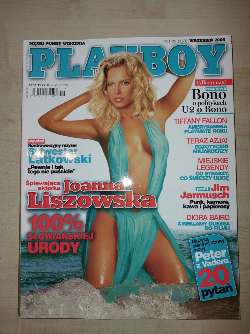 PLAYBOY POLAND magazine side cover  September 2005