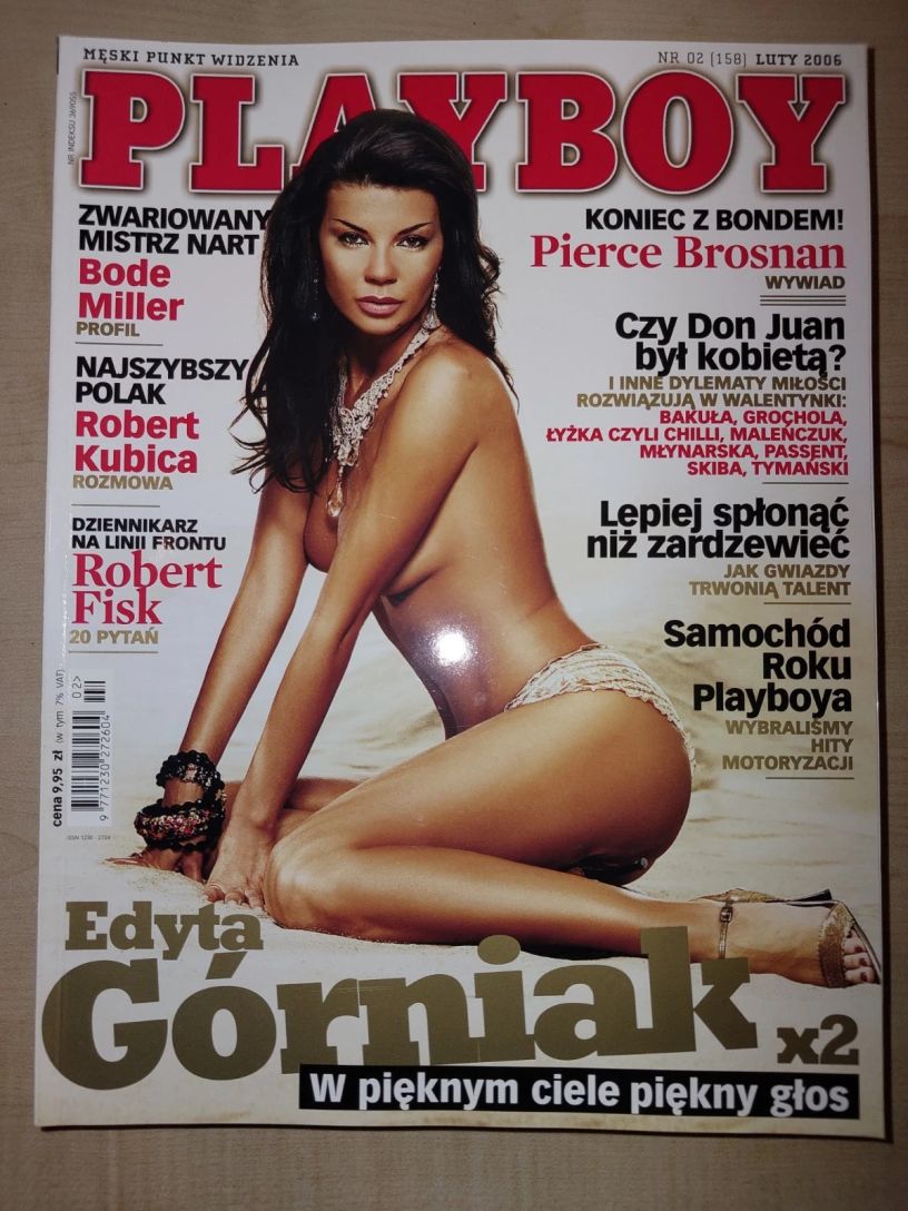 PLAYBOY POLAND magazine side cover  February 2006