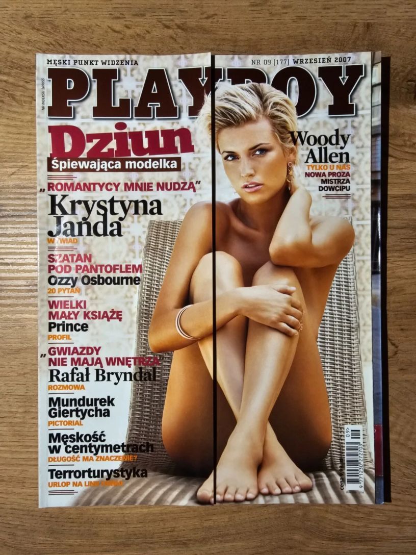 PLAYBOY POLAND magazine side cover  September 2007