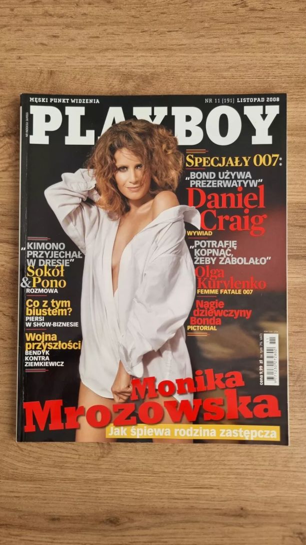 PLAYBOY POLAND magazine side cover  November 2008