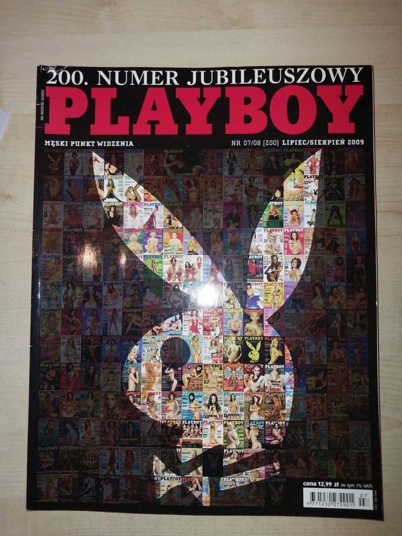 PLAYBOY POLAND magazine side cover  July/August 2009