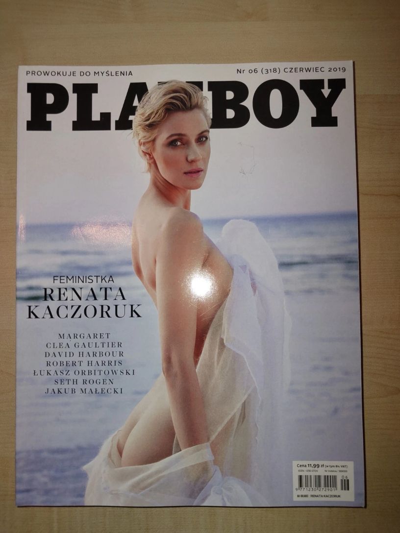 PLAYBOY POLAND magazine side cover  June 2019