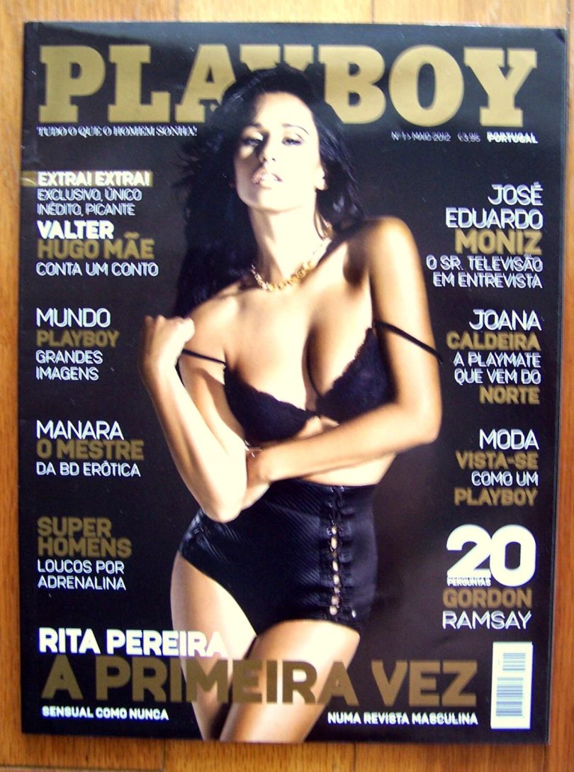 PLAYBOY PORTUGAL magazine side cover  May 2012