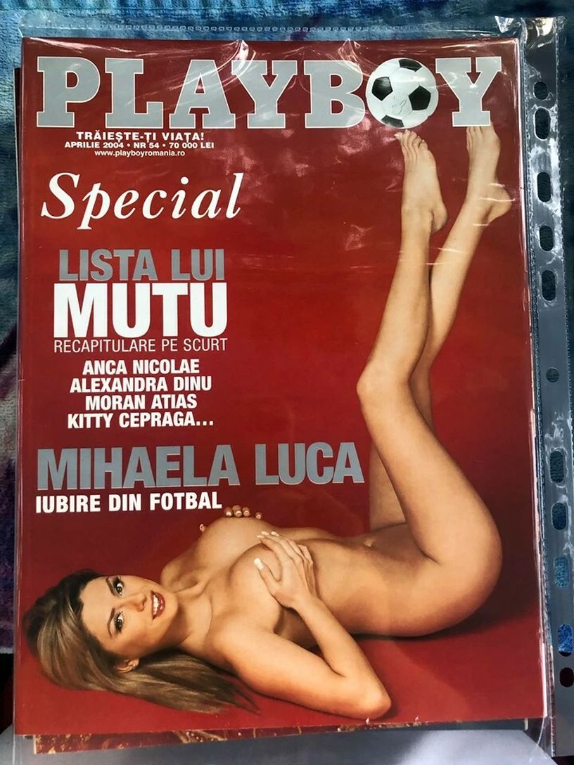PLAYBOY ROMANIA magazine side cover  April 2004