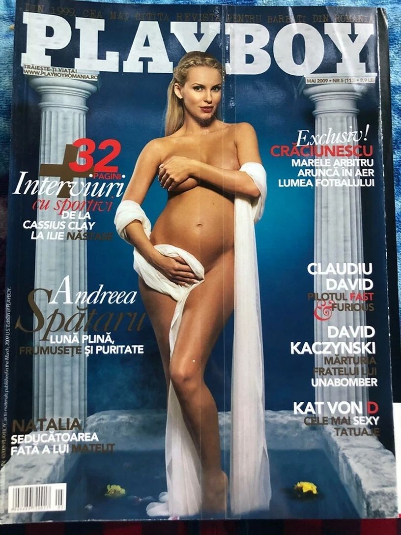 PLAYBOY ROMANIA magazine side cover  May 2009