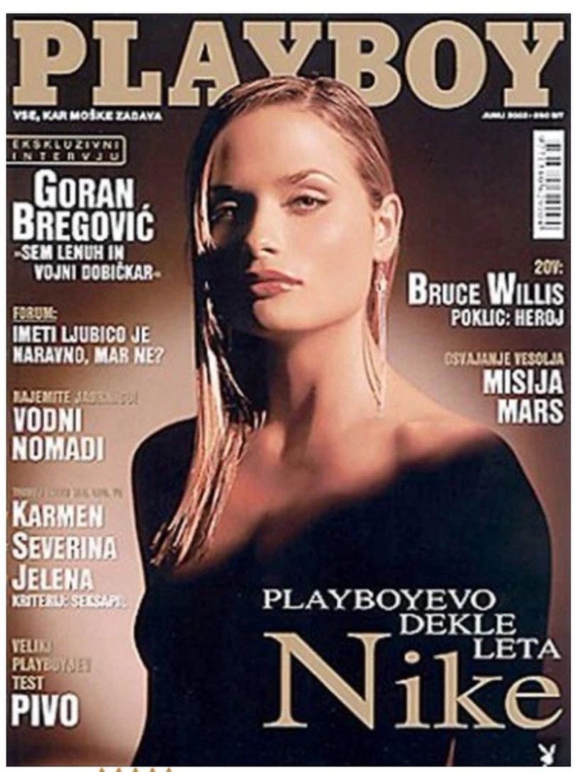 PLAYBOY SLOVENIA magazine side cover  June 2003
