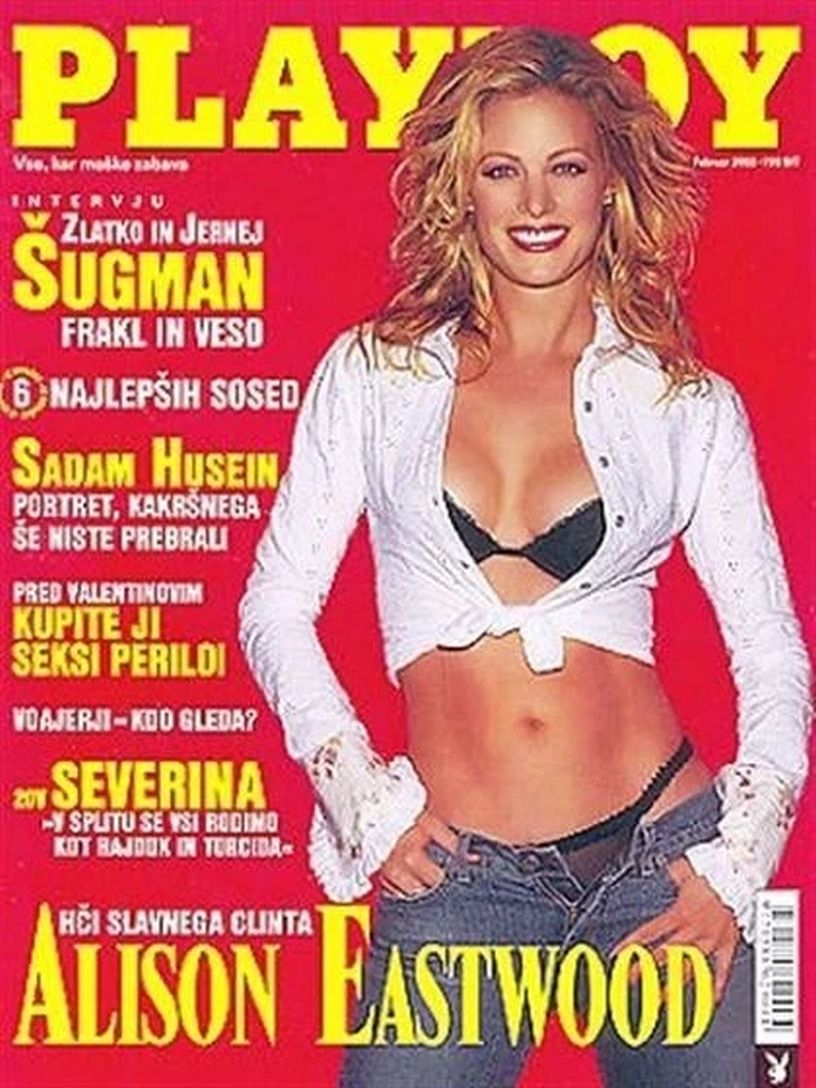 PLAYBOY SLOVENIA magazine side cover  February 2003