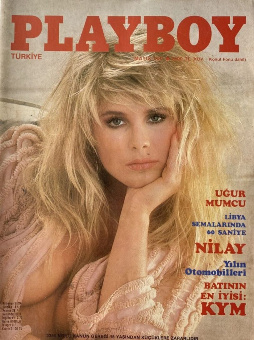 PLAYBOY (TU) magazine side cover  May 1987